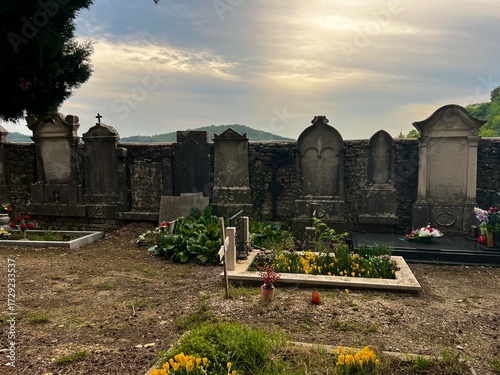 Motovun Graveyard on a Hill