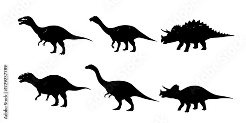 A Set of Diffrent Dinosaurs
