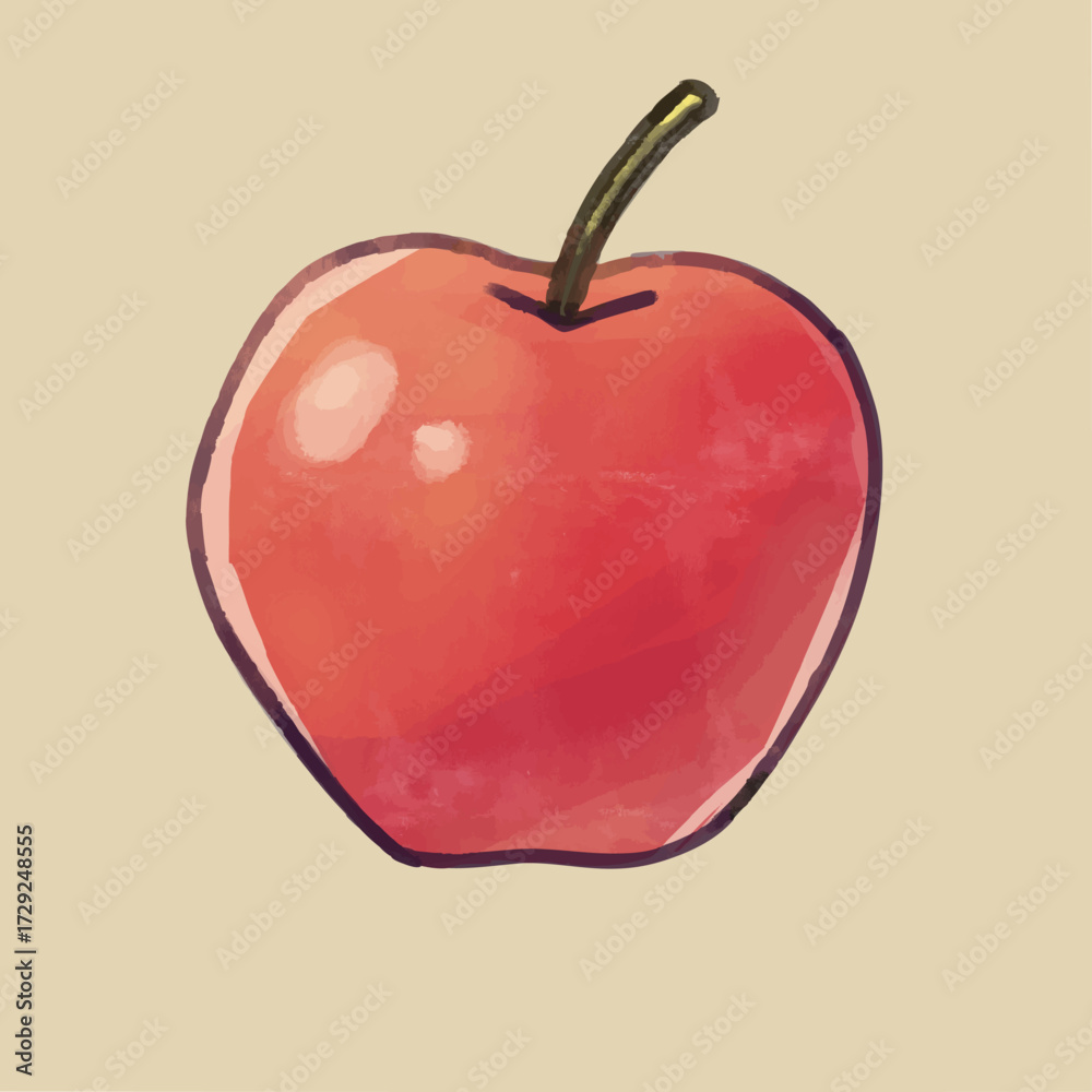 Obraz premium 赤いリンゴred apple