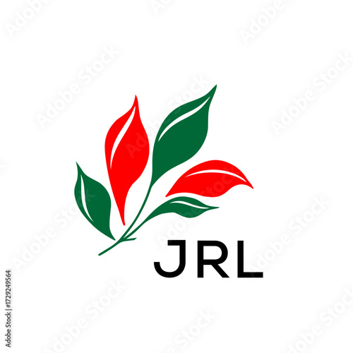 JRL Professional Plant Logo for Business Branding, JRL Later Logo, Nature Inspired Minimalist Logo Template, 
