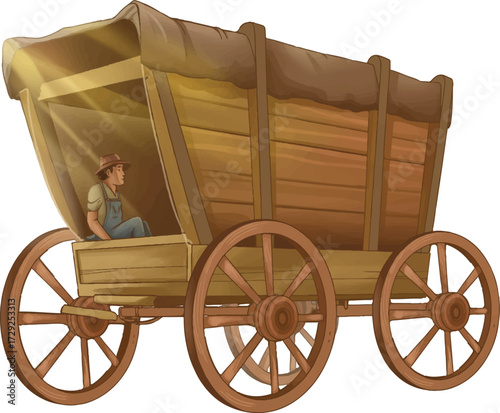 old fashioned carriage