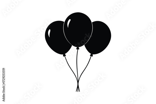 balloons vector icon