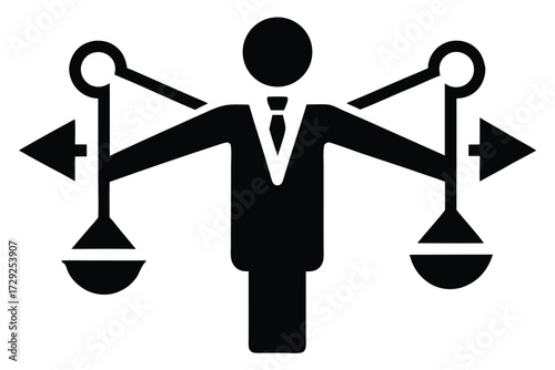 decision making vector icon