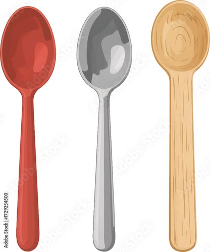 wooden kitchen utensils