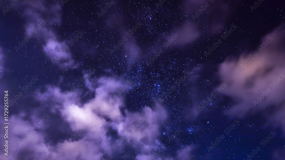 Naklejka premium clouds in space