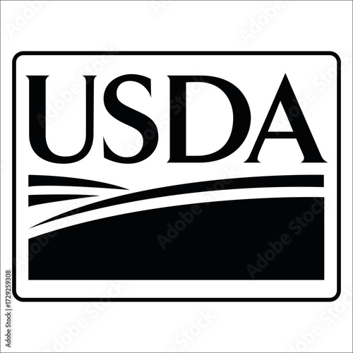 USDA ICON United states department of agriculture Vector