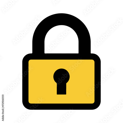 A secure padlock icon representing safety, privacy, and data protection in digital and physical spaces