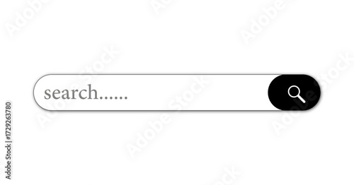 Obraz na plátně black and white web buttons