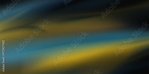 Abstract, colorful blue waves reflect the sun's light on the sea and sky, creating a beautiful nature landscape