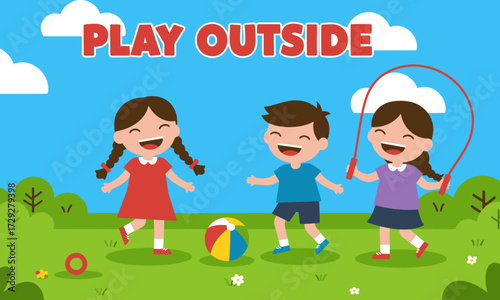 Kids good habit and behavior illustration 