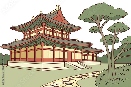 Changdeokgung Palace in Seoul, South Korea, historic royal palace with secret garden
