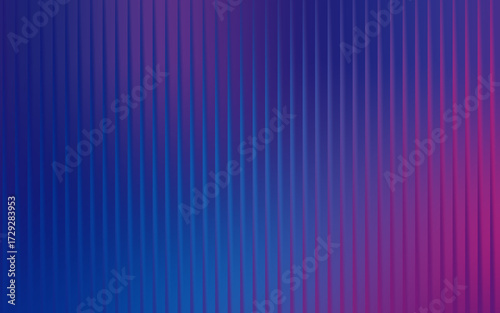 Illustration of abstract background with vertical lines and blue to pink gradient