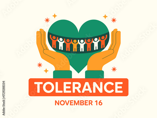 Promoting Understanding and Acceptance A Graphic Illustration for International Day for Tolerance