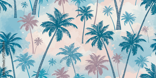 Abstract oriental pattern in boho style
