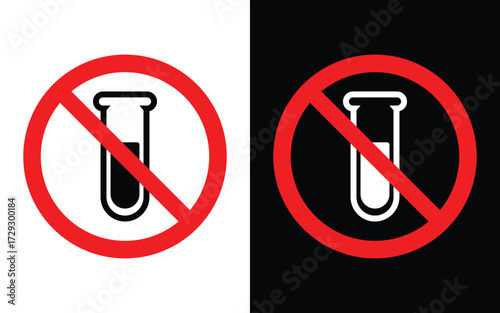 “Chemical-Free Icon Set – Organic, Safe, and Eco-Friendly Product Symbols for Packaging, Web, and Infographic Design