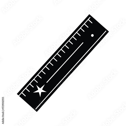 Sailor element isolated navigation ruler on white background