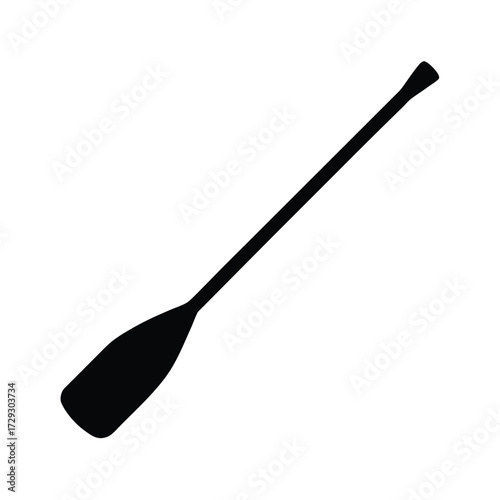 Sailor element isolated oar on white background