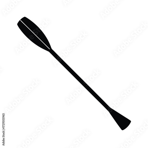 Sailor element isolated oar on white background