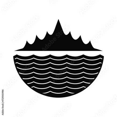 Sailor element isolated ocean chart on white background