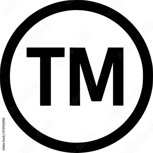 Trademark symbols in vector 
