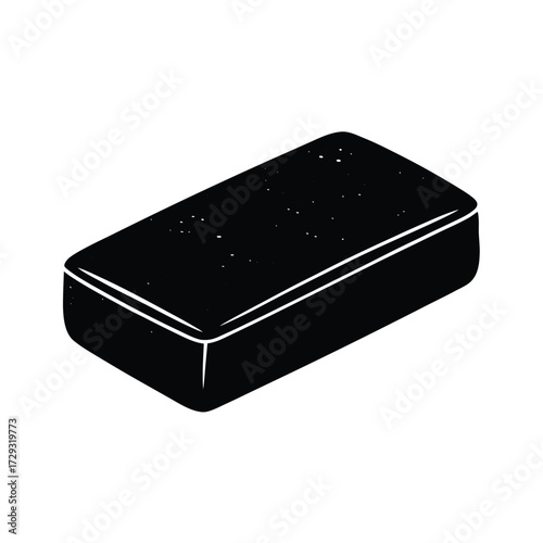Sailor element isolated soap bar on white background