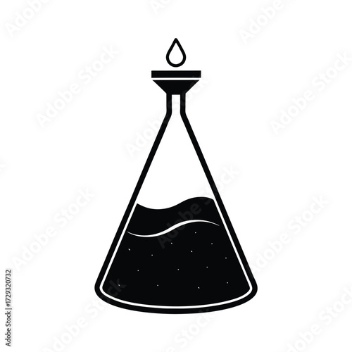 Sailor element isolated storm glass on white background