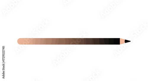 Conceptual representation of skin tone spectrum through pencil illustration