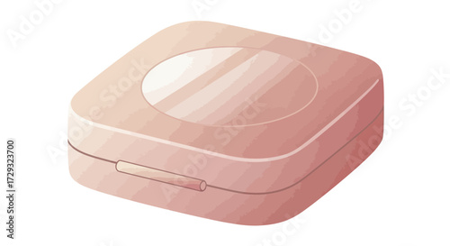 Elegant Rose Quartz Palette Case Design for cosmetic applications