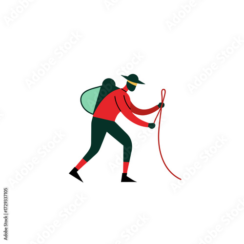 woman with red ribbon