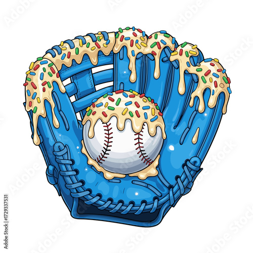 baseball ice cream, baseball dessert, baseball glove art, baseball sprinkles, ice cream baseball, baseball foodie, funny baseball, baseball gift, baseball player shirt, baseball and sweets, baseball l