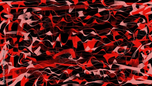 Abstract background with colorful lines on a black background