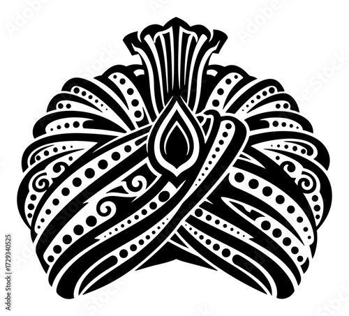 Traditional Indian Turban for a Groom