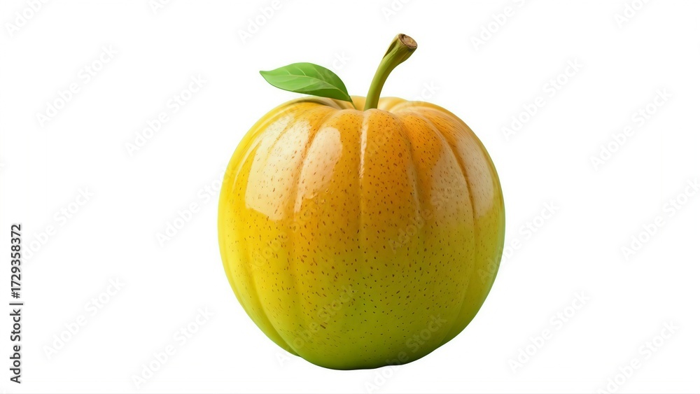 Obraz premium yellow pumpkin isolated on white