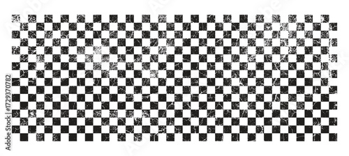 black and white background for checkers and chess featuring a square pattern with a grid.