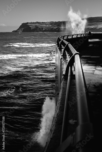 North Coast of Yorkshire - on a very stormy day