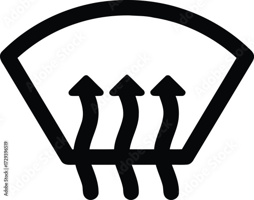 Air conditioning symbol. Climate control concept, house cooling, comfort living. Conditioner vector icon set. Conditioner with fresh air