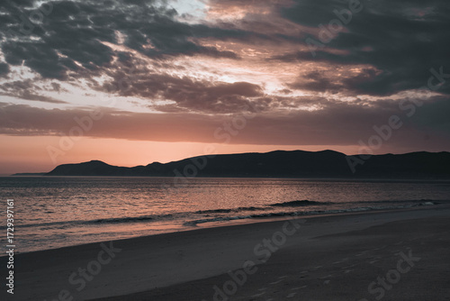 Pôr do sol na praia