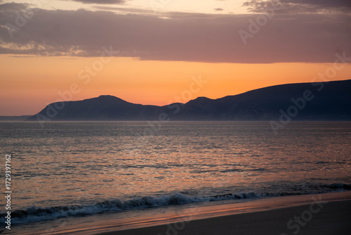 Pôr do sol na praia