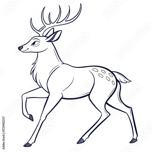 deer vector illustration