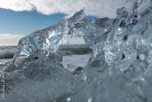 Diamond beach, Jökulsárlón, Breiðamerkursandur, Island