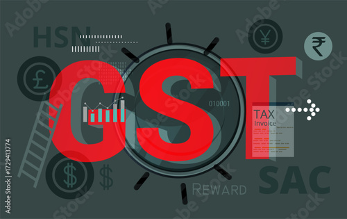 Government Tax - GST Compliance  - Illustration
