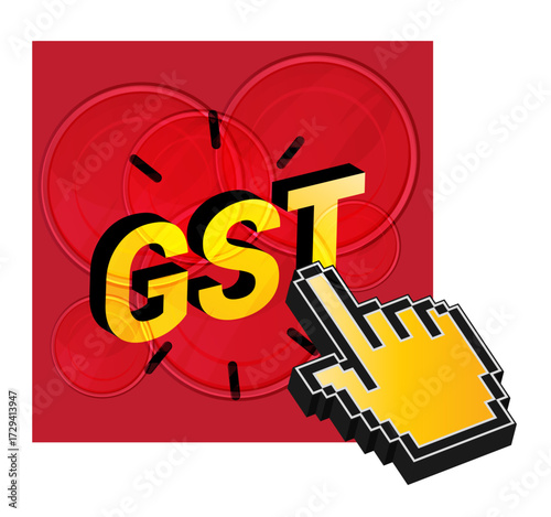 Government Tax - GST - Illustration