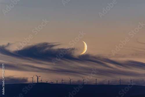 The first waxing moon of Autumn 2025!