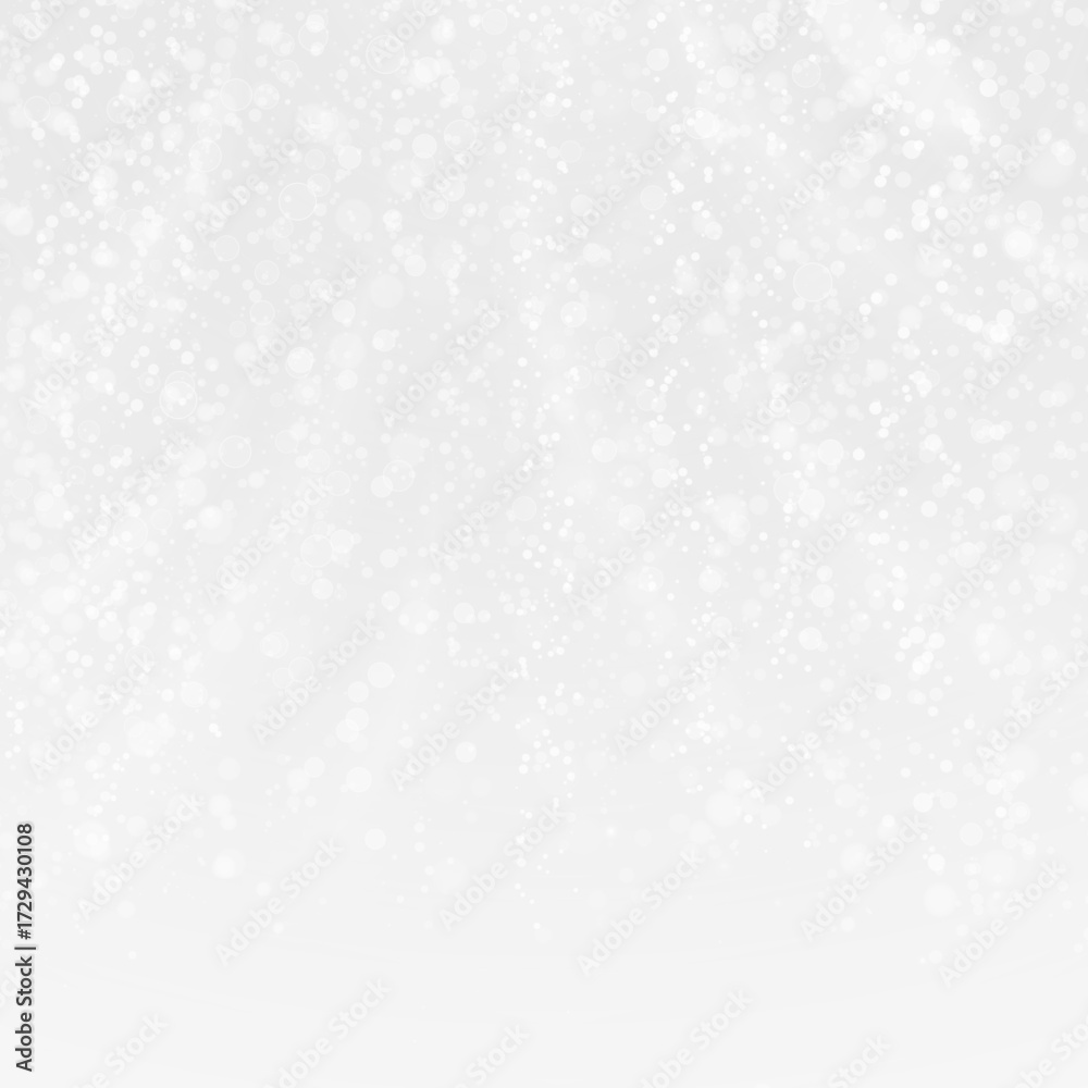 Fototapeta premium Magical snowfall with icy overlay and festive winter elements.