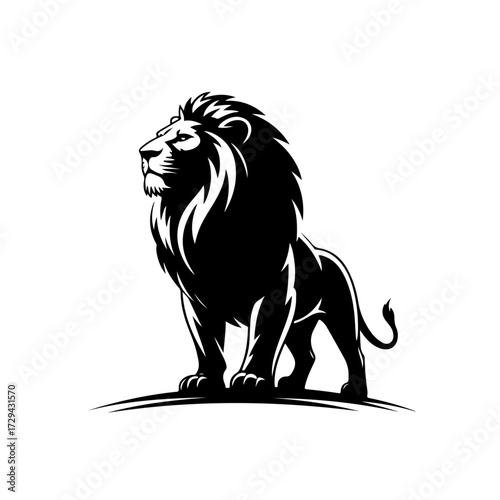 lion head vector, black and white lion tree design, tattoo lion design, silhouette lion design 