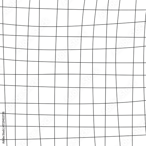 Graph ink doodle check paper. Printable squared grid paper with color lines. Geometric background for school, wrapping, invitations, card, scrapbooking, notebook, diary. Realistic lined paper blank.