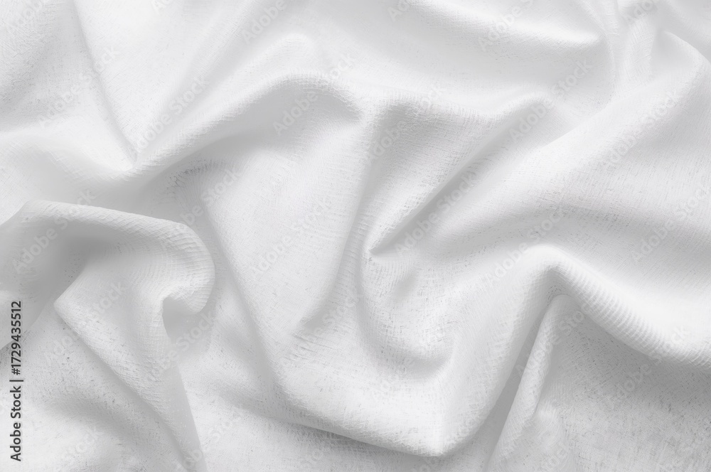 Obraz premium White fabric with textured background pattern