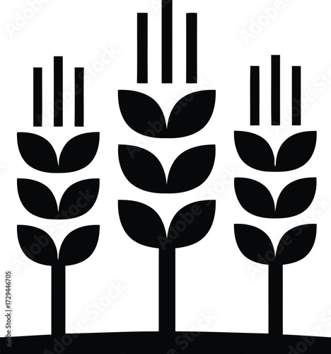 Agricultural Vector Icons. Line Icons Related to Farm, Farming, Gardening, Agriculture, Smart Farm, Farm Animals, Seeding. Outline Symbols Collection 