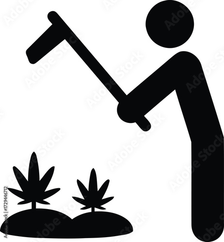 Agricultural Vector Icons. Line Icons Related to Farm, Farming, Gardening, Agriculture, Smart Farm, Farm Animals, Seeding. Outline Symbols Collection 