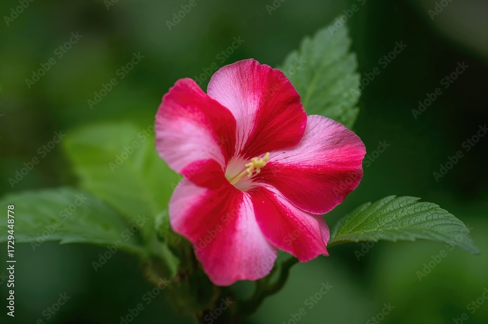 Obraz premium Ornamental Begonia Blossoms in Shades of Pink and Red with Delicate Petals